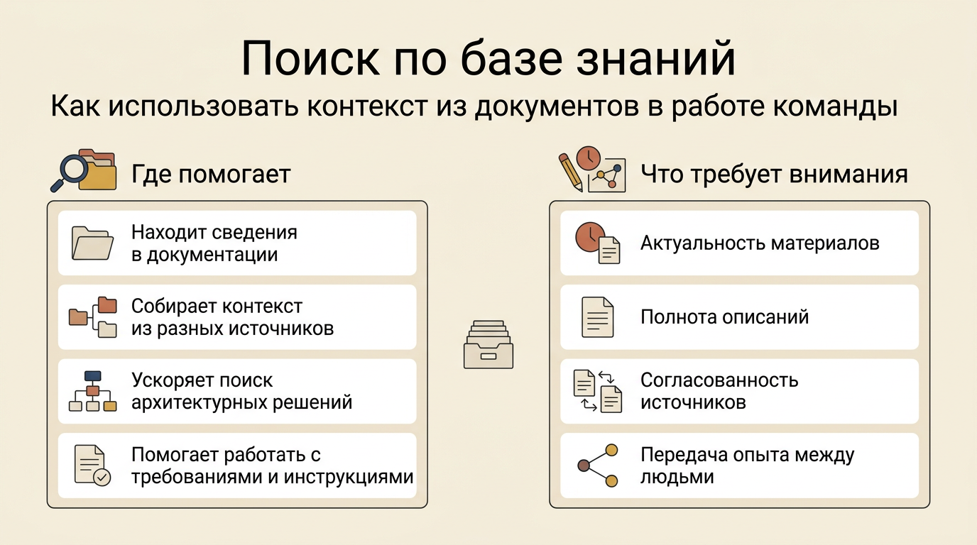AI и база знаний: что агент может и не может восстановить
