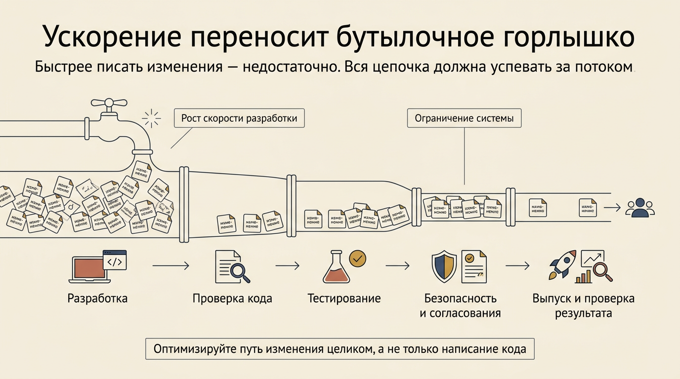 Как ускорение кода переносит узкое место дальше по потоку